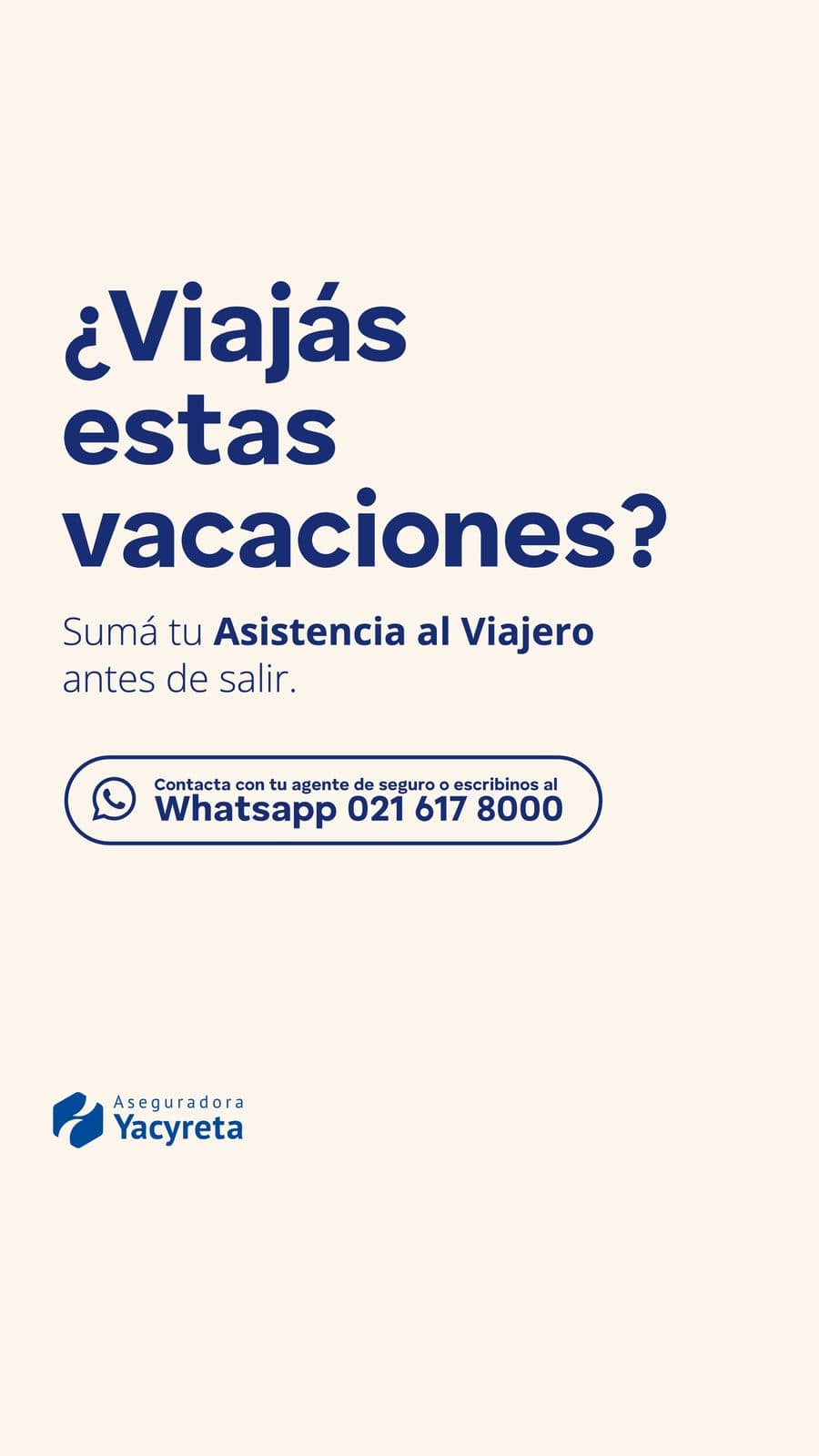 Story de Asistencia al Viajero: ¿Viajás estas vacaciones?